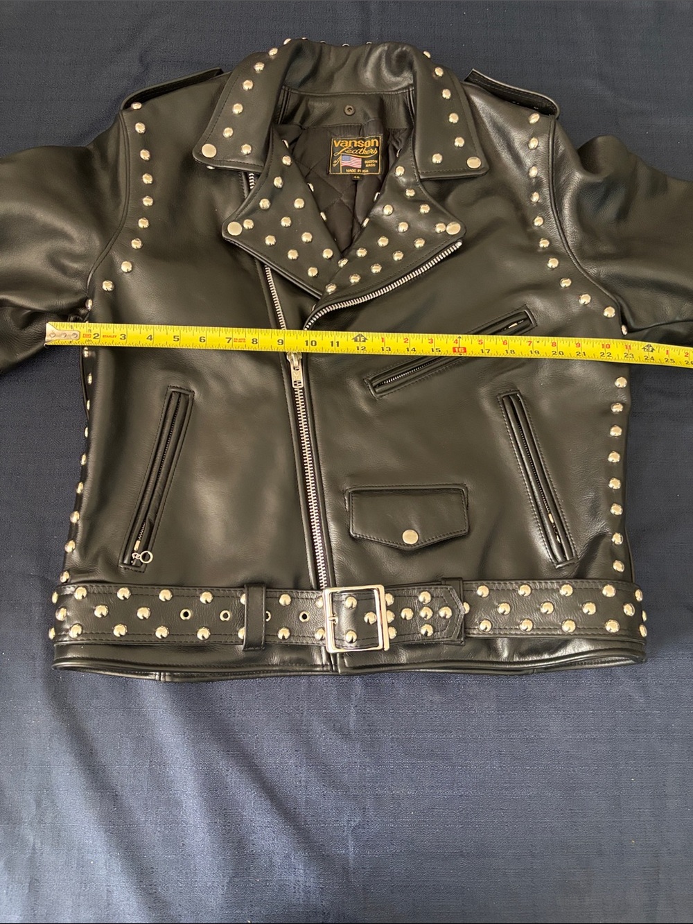 Vanson Leather Jacket - Picture 10 of 12